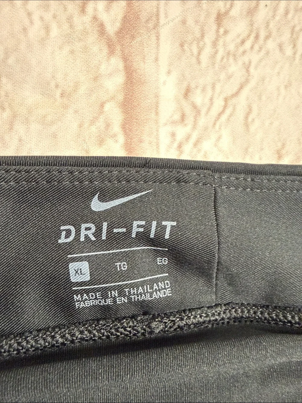 Nike Black Women's Athletic Skort with Silver Swoosh